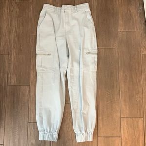 Light blue cargo pants